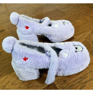 NWOB DOLLS KILL Fluffy Care Bears Platform Heels Light Purple Shoes Size 9M
